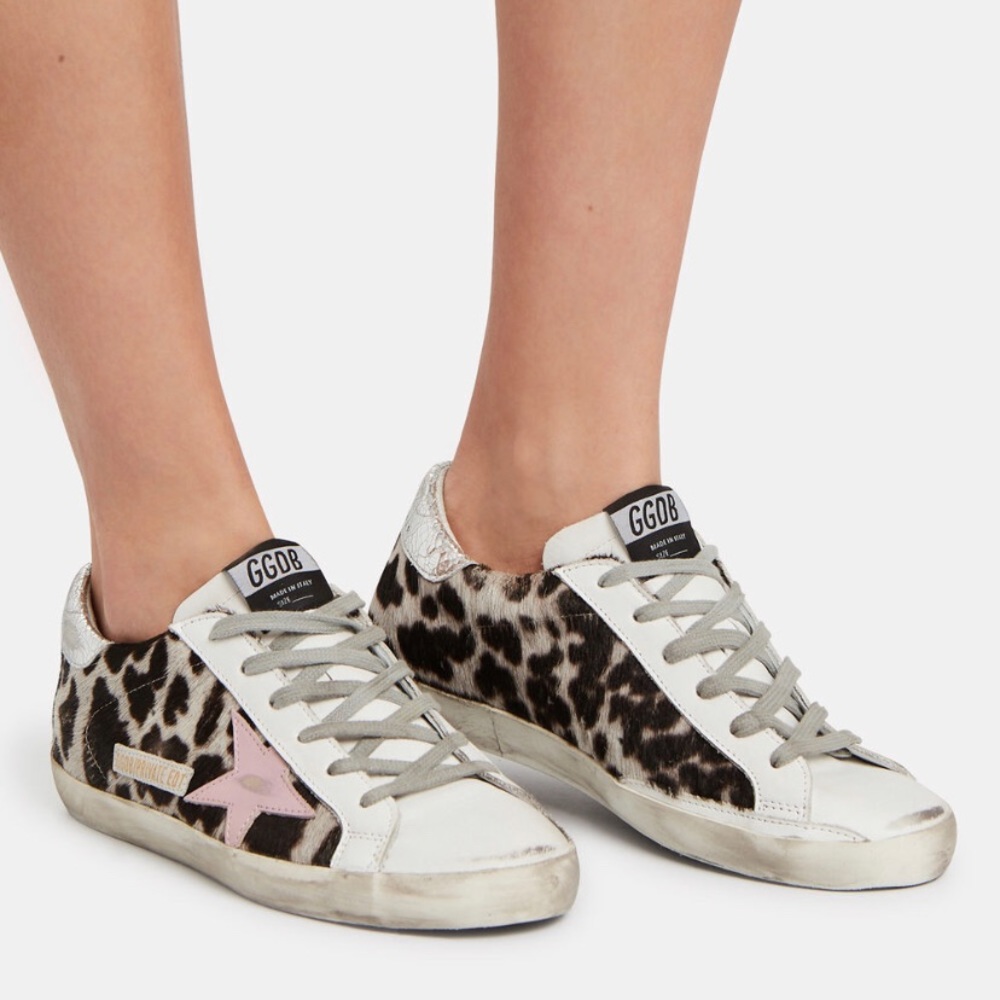 Golden Goose Animal Print Superstars - size 39 - EUC. ADORABLE!